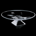 Chesswood Crystalline Footed Centerpiece Platter (13")